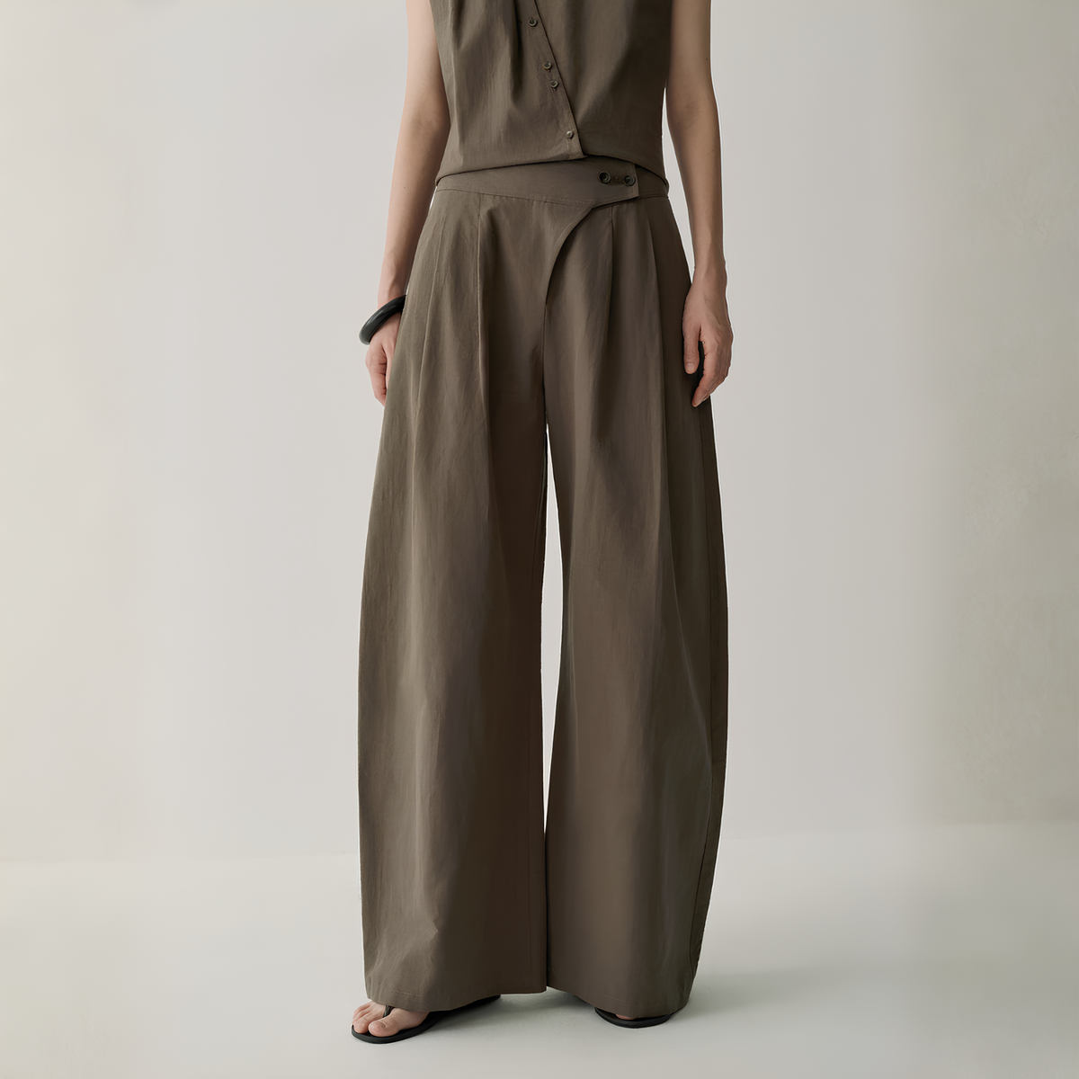 Amme Cotton Linen Trousers