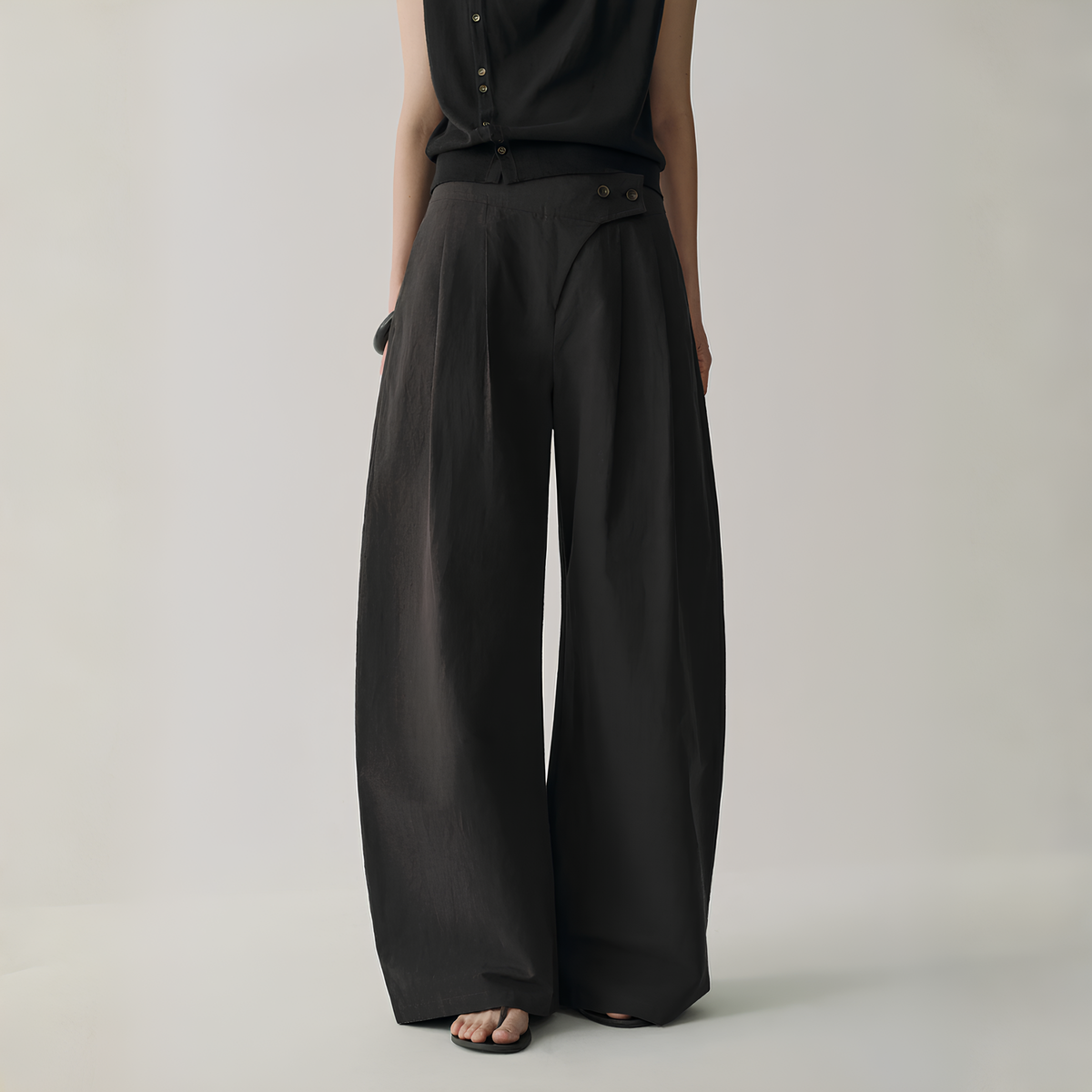 Amme Cotton Linen Trousers