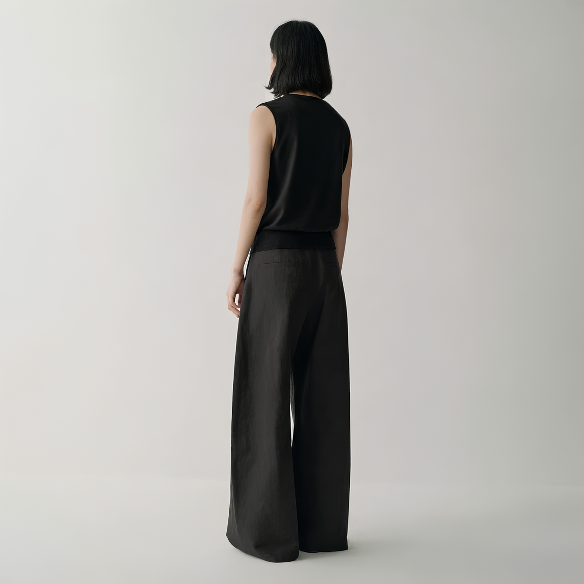 Amme Cotton Linen Trousers