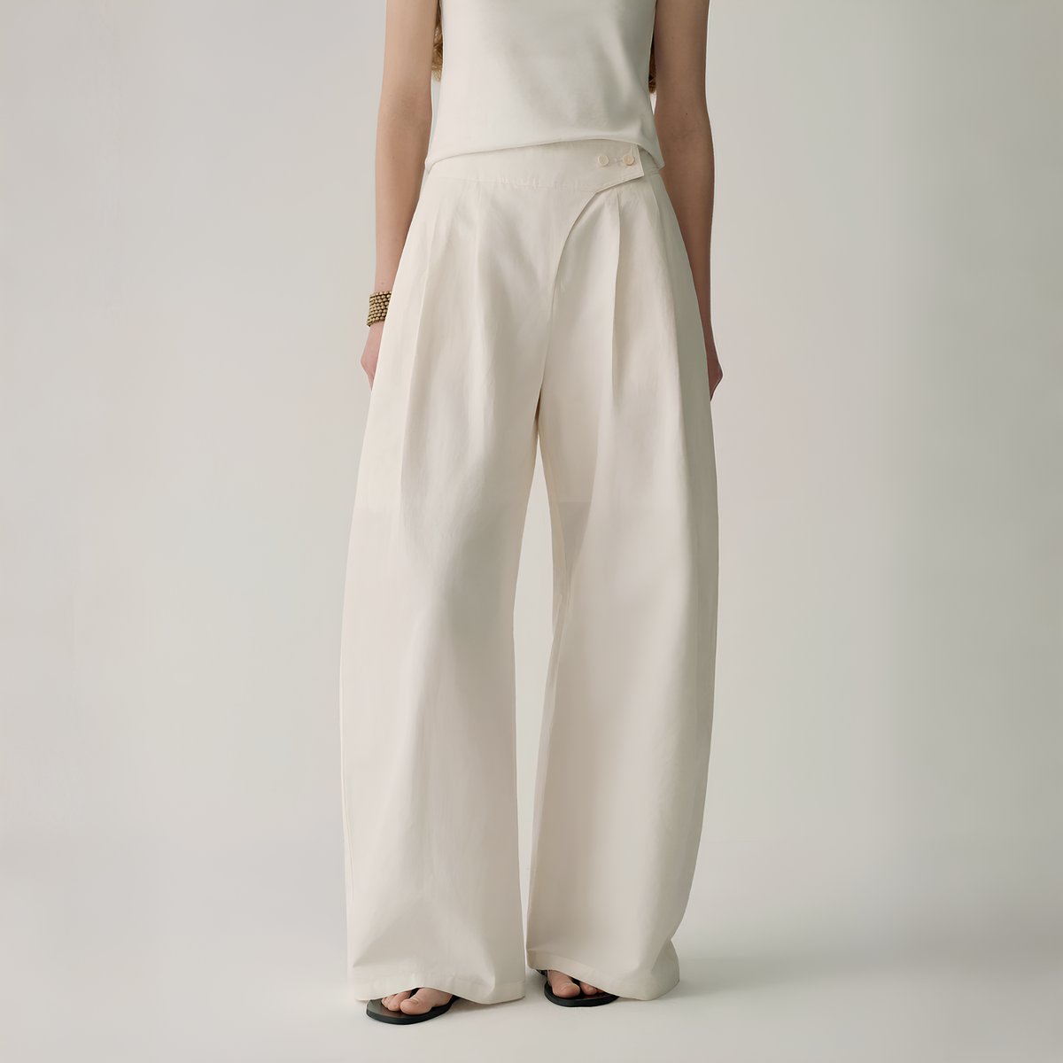 Amme Cotton Linen Trousers