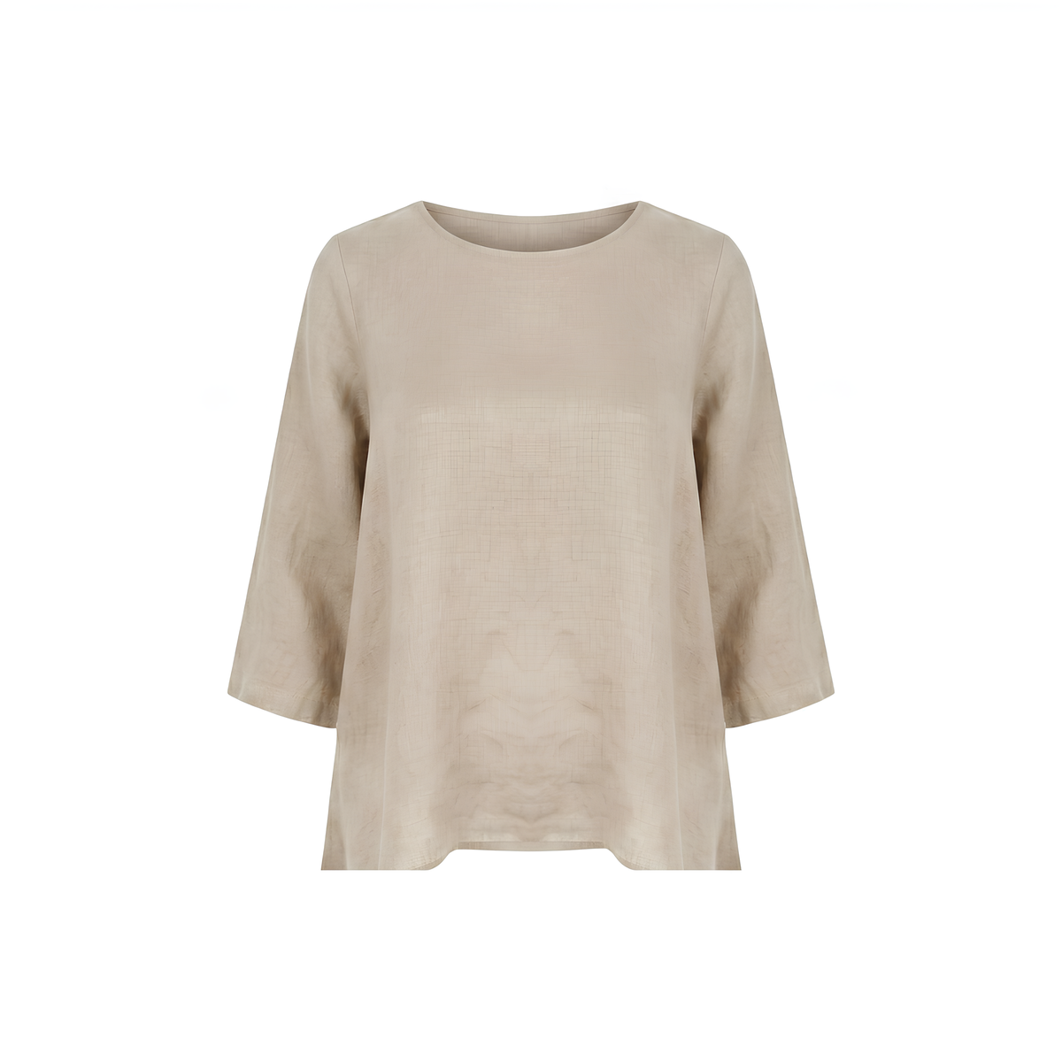 Anna Asymmetric Linen Top