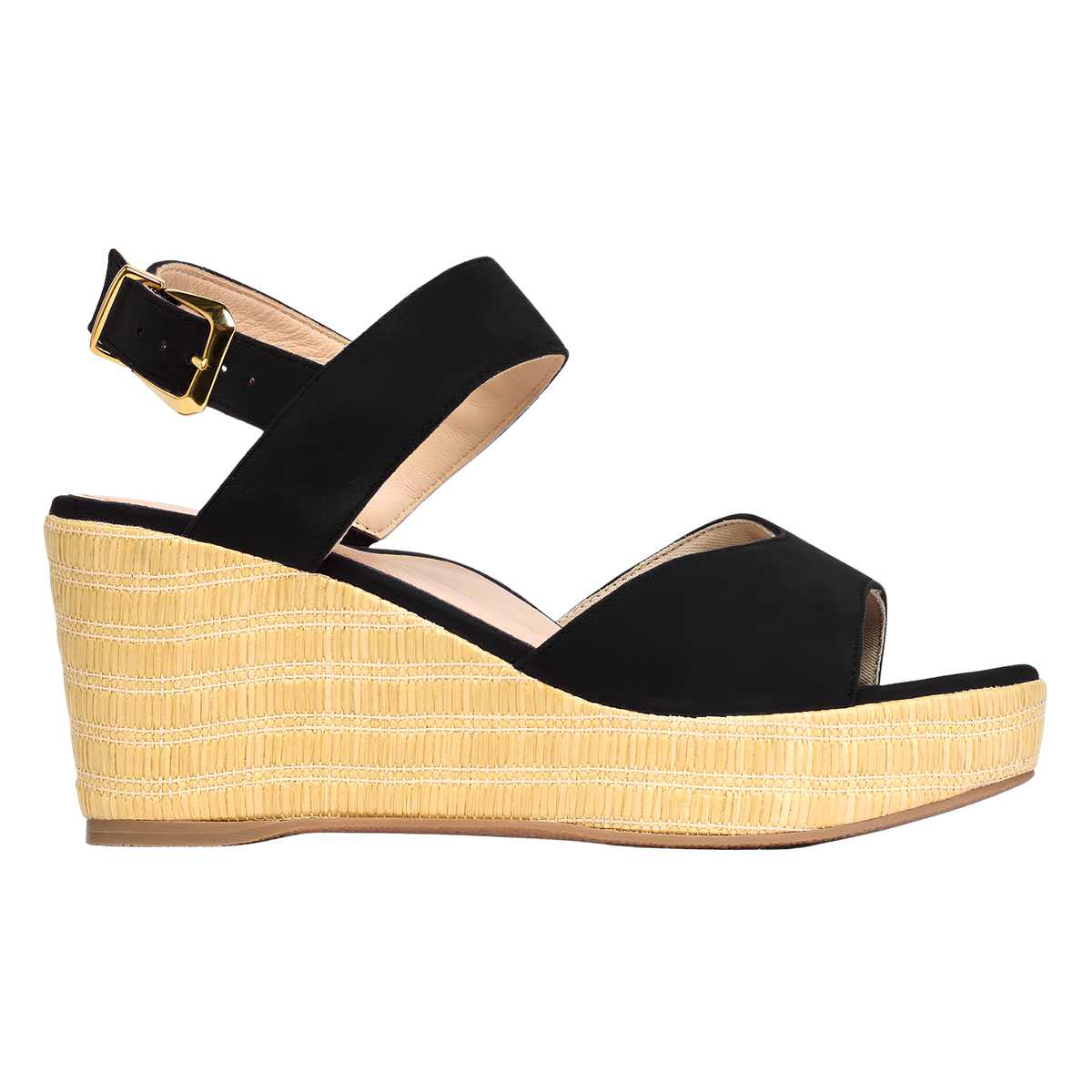Eloise Navy Suede Wedges