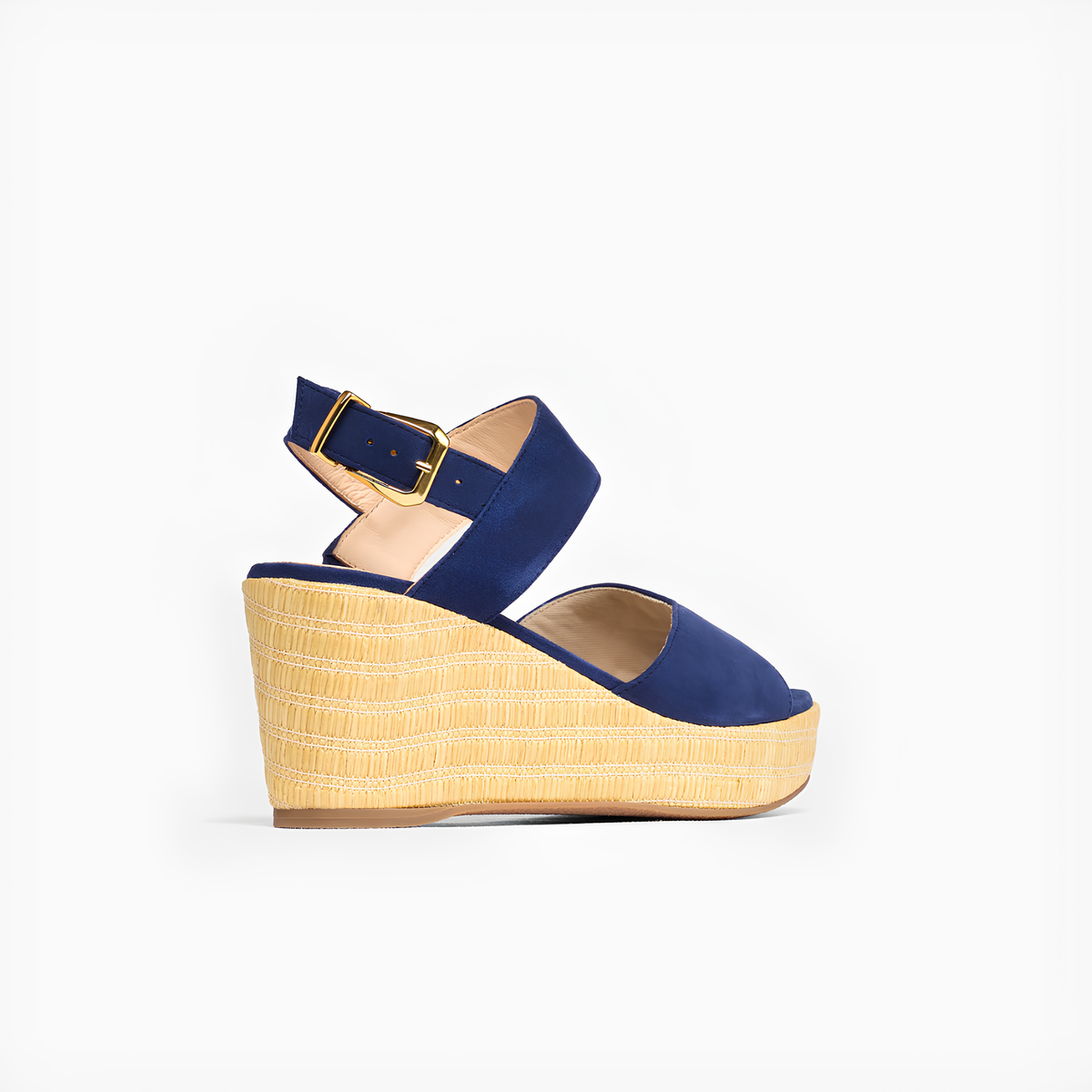 Eloise Navy Suede Wedges