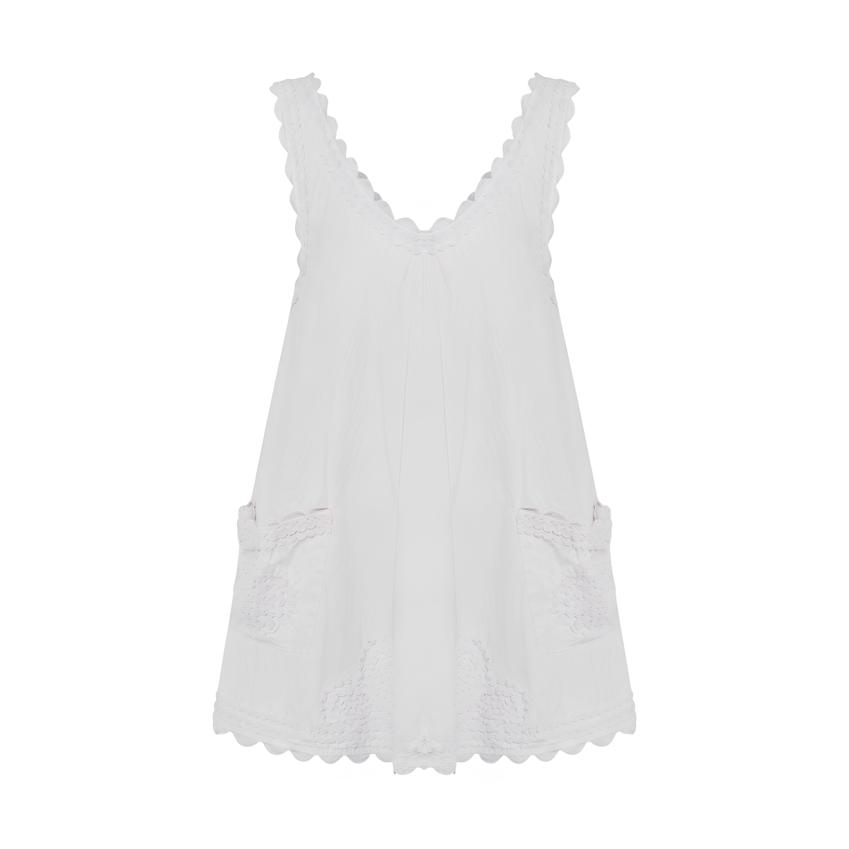 Hibiscus Ric Rac Poplin Dress