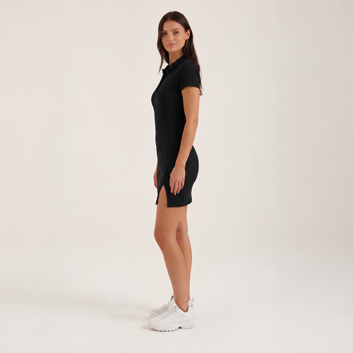 Minimal Polo Mini Dress