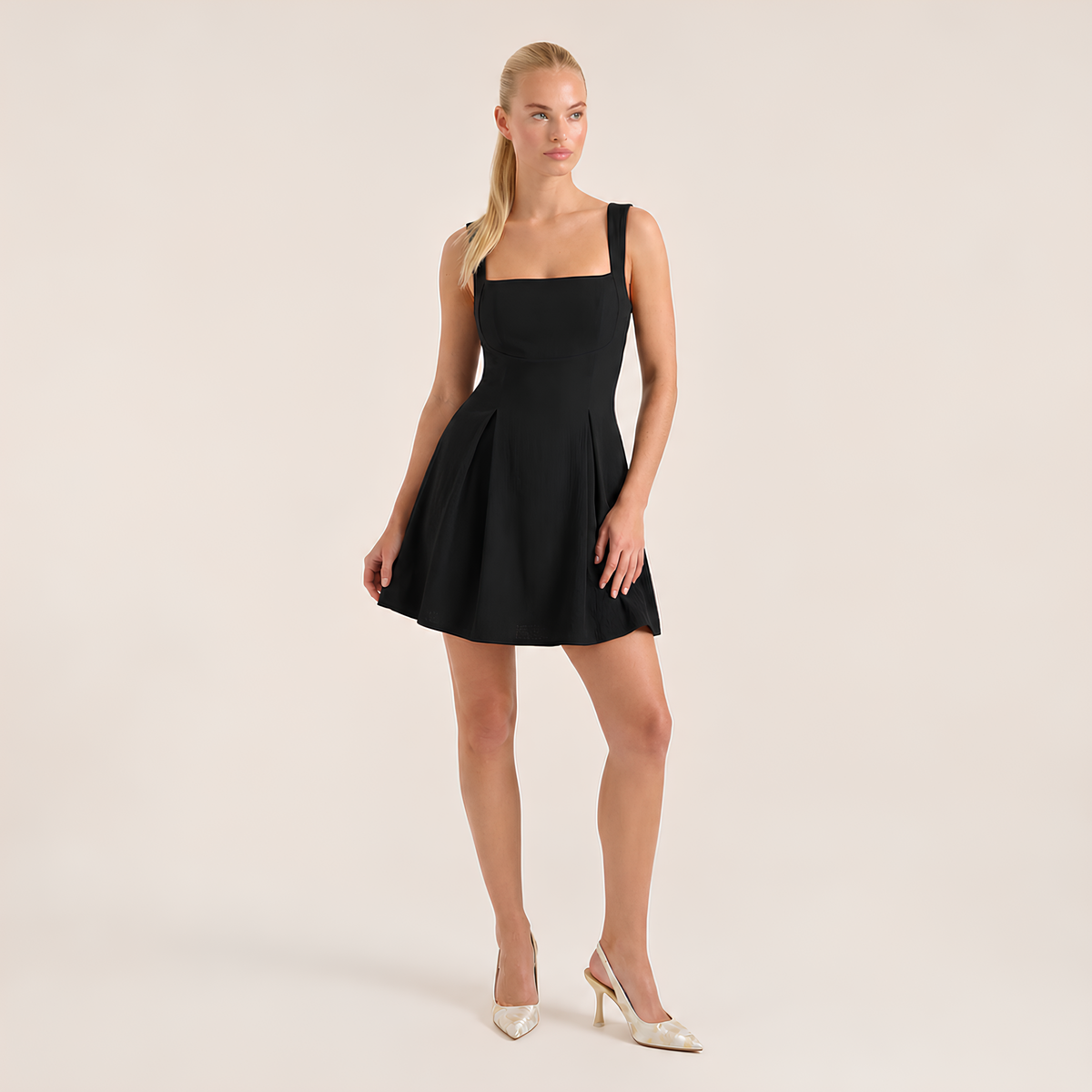 Rosa Structured Mini Dress