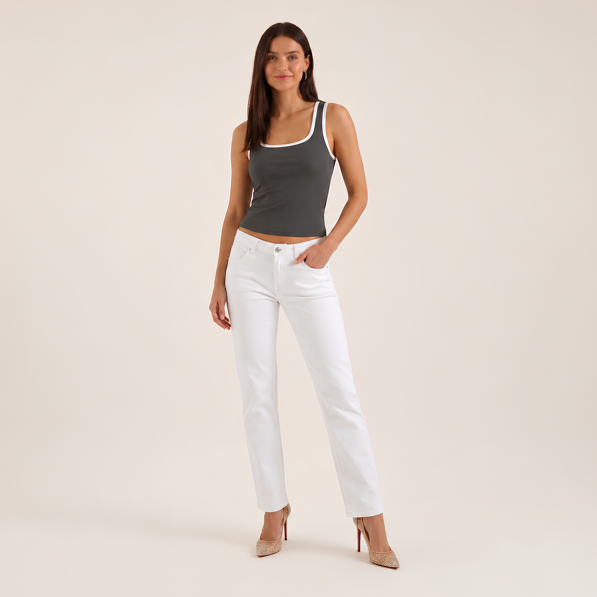 Square Neck Tank Toop