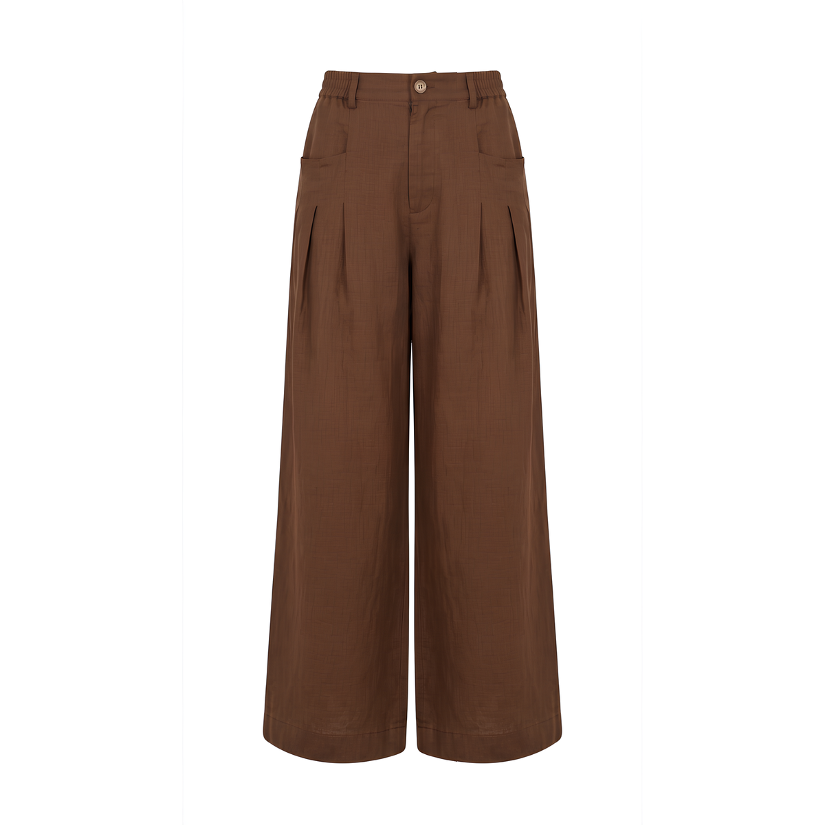 Vera Pleated Linen Trousers