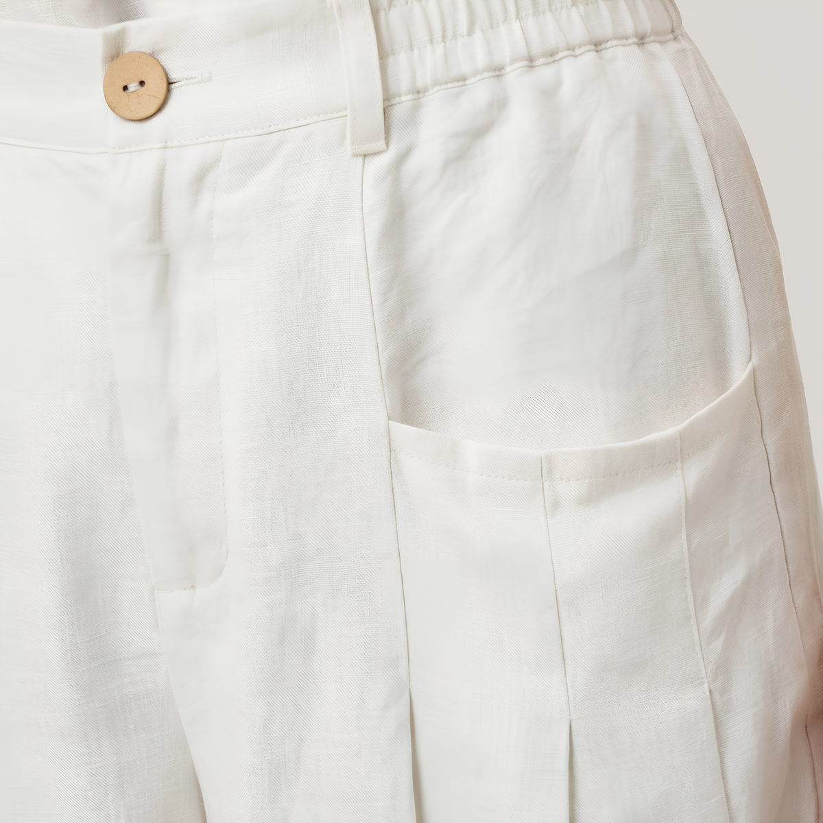Vera Pleated Linen Trousers