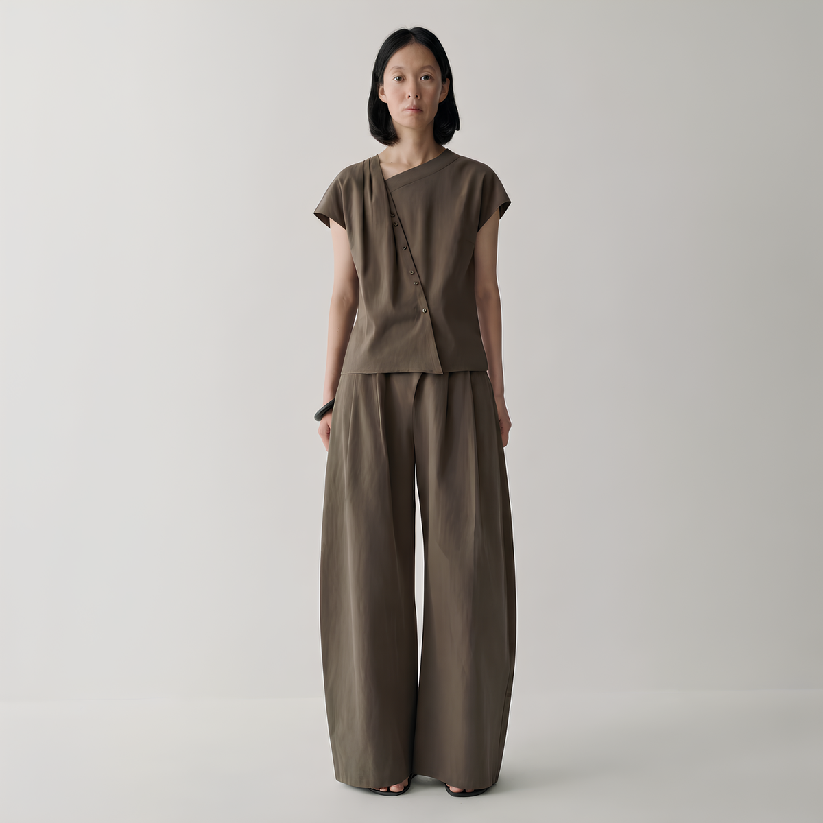 Amme Cotton Linen Trousers