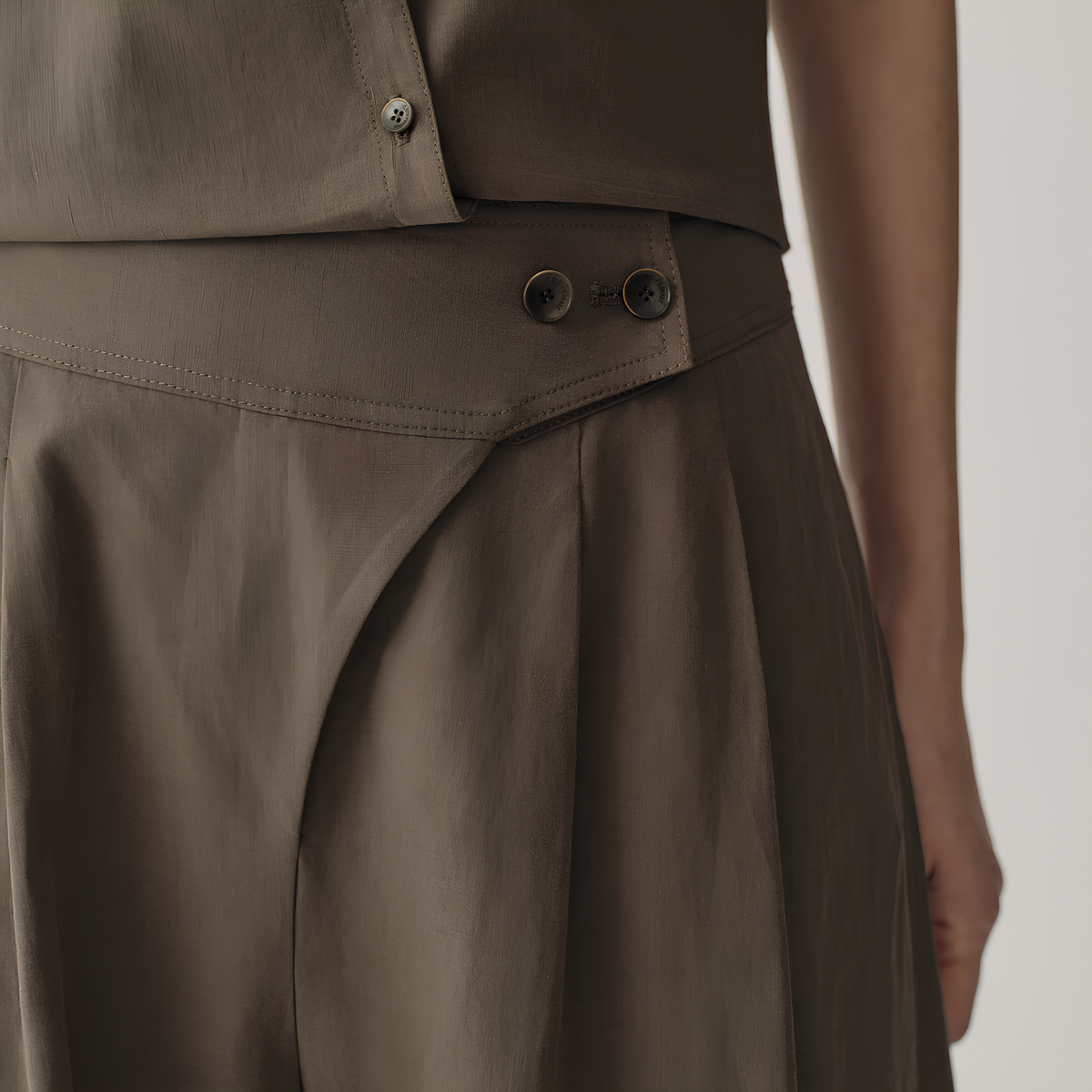 Amme Cotton Linen Trousers