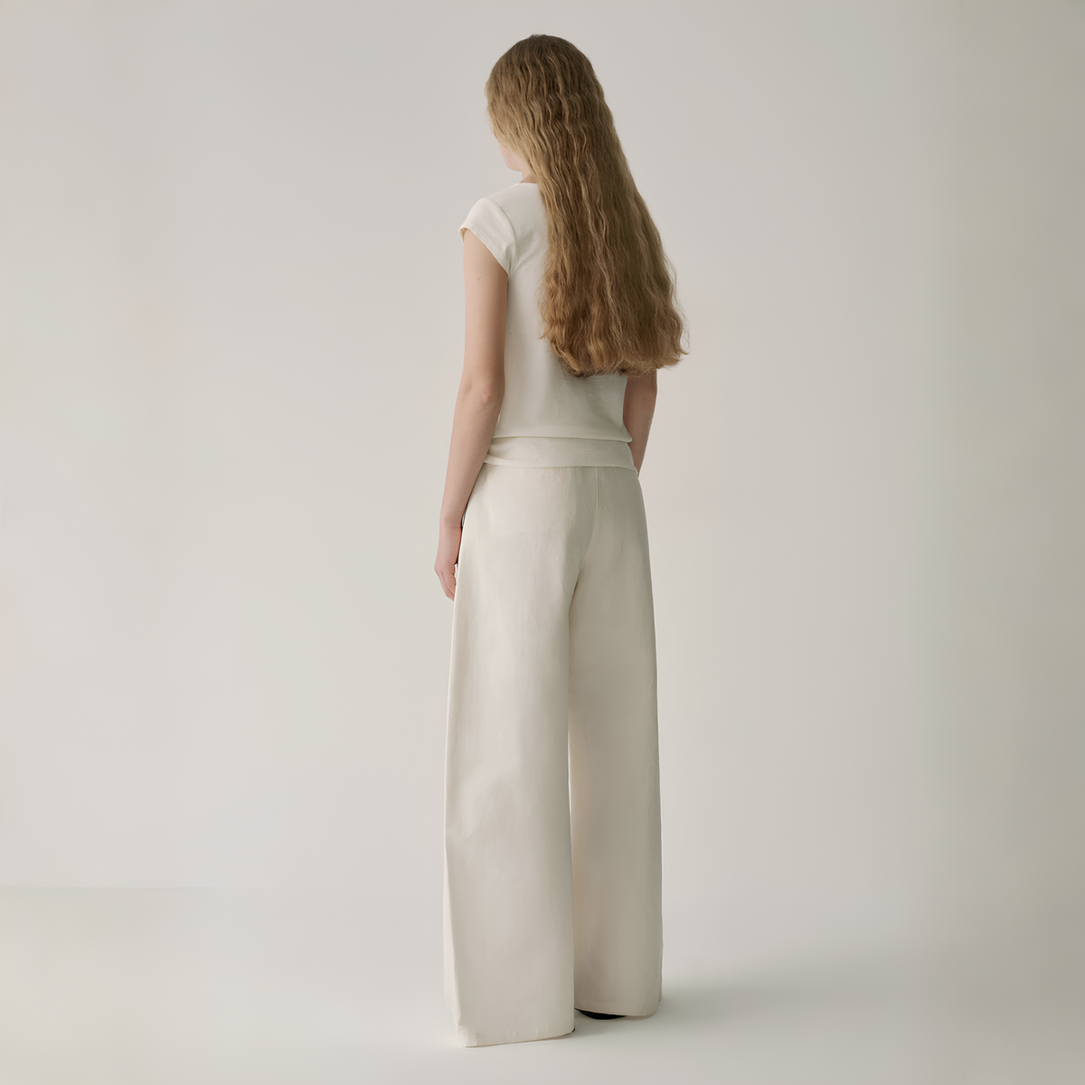Amme Cotton Linen Trousers