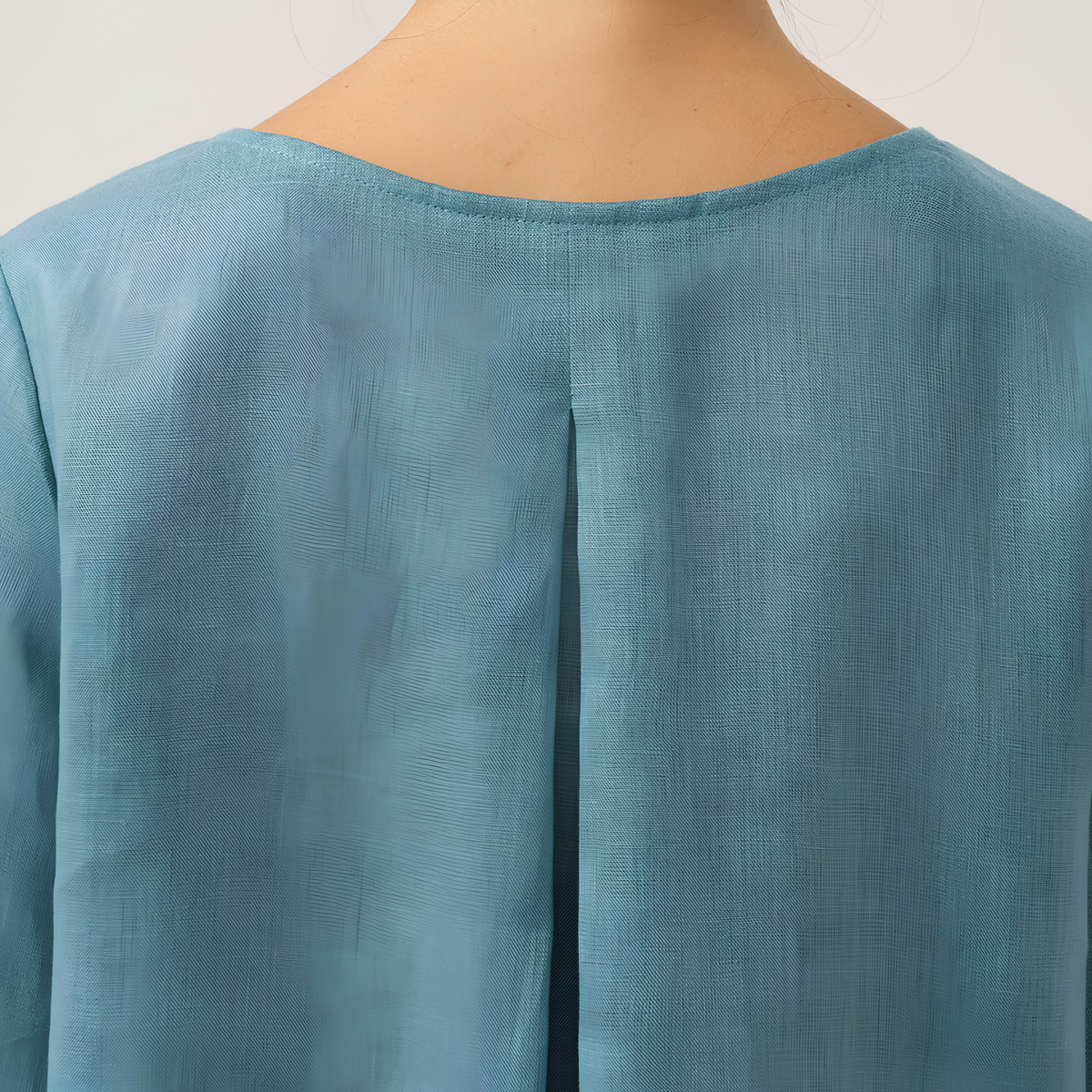 Anna Asymmetric Linen Top