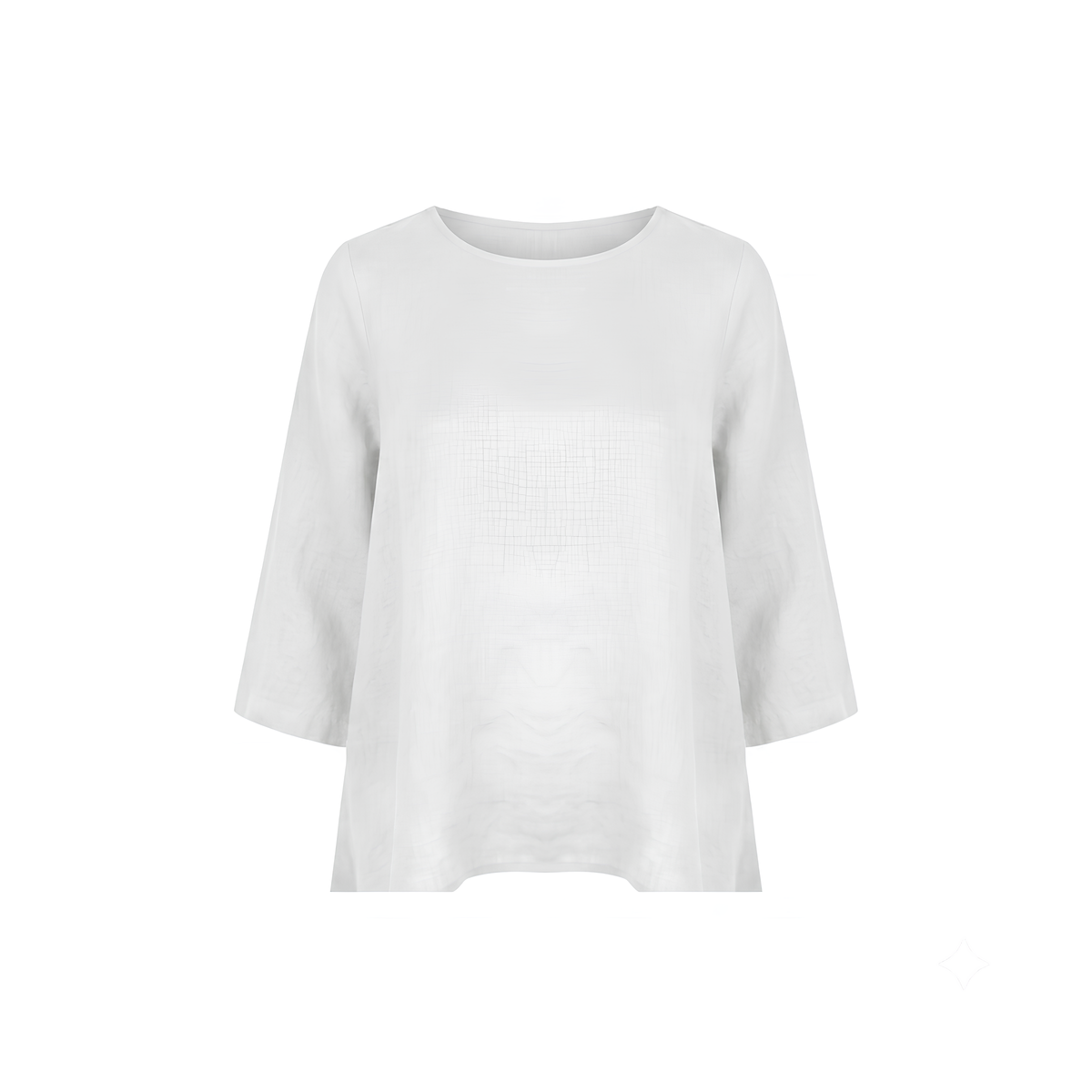 Anna Asymmetric Linen Top