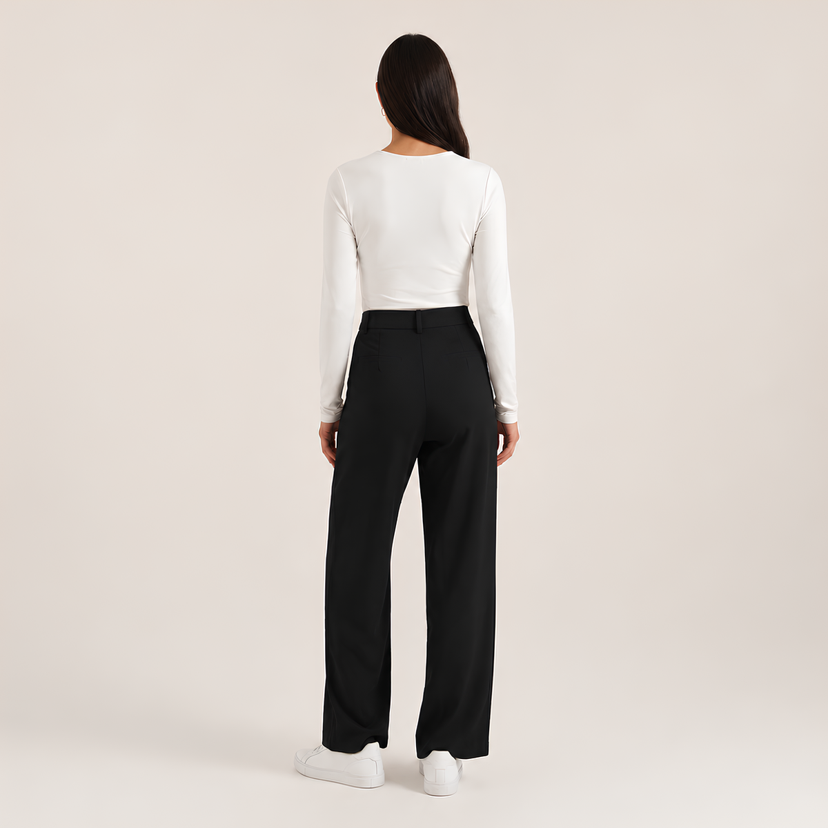 Asymmetrical Tailored Pants