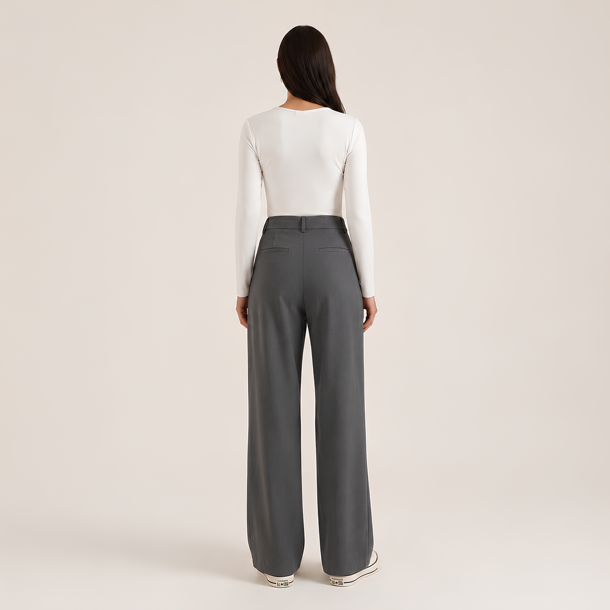 Asymmetrical Tailored Pants