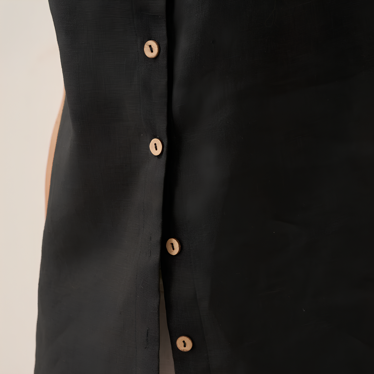 Button Down Linen Tank Top