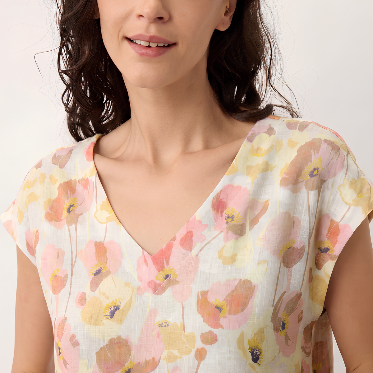 Carnation Linen Maxi Dress