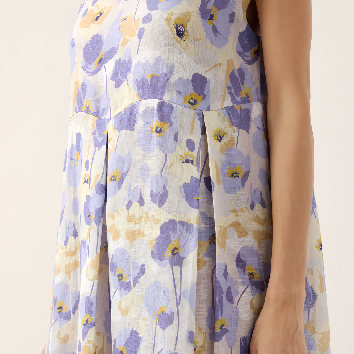 Carnation Linen Maxi Dress