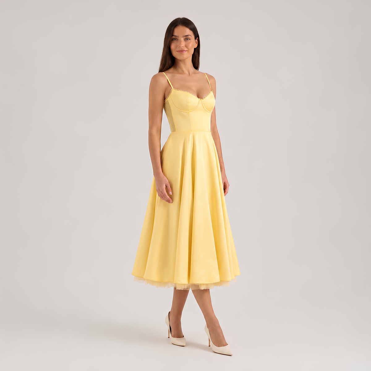 Corset Midi Dress Isolle