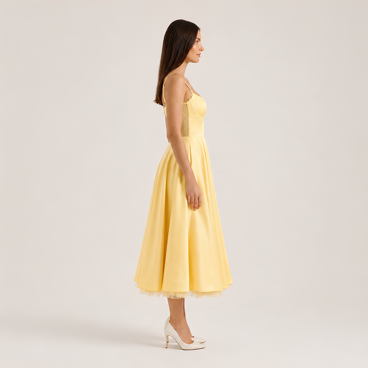 Corset Midi Dress Isolle