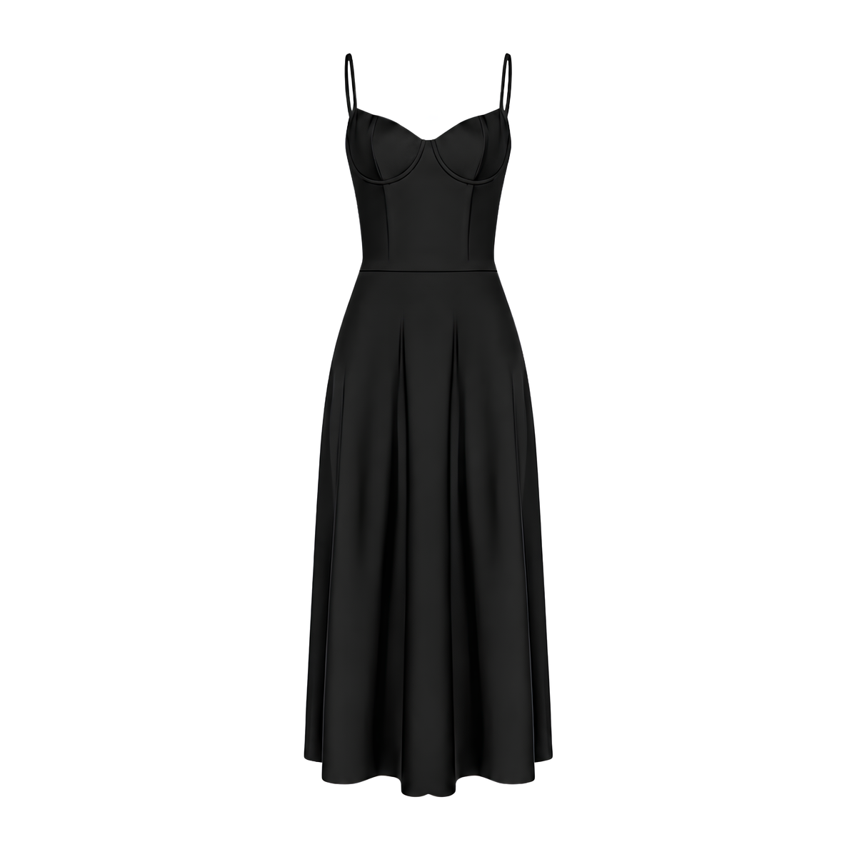 Corset Midi Dress Isolle
