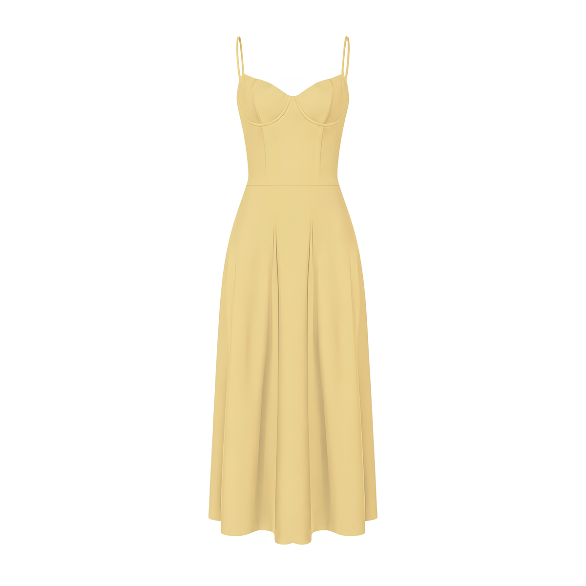 Corset Midi Dress Isolle