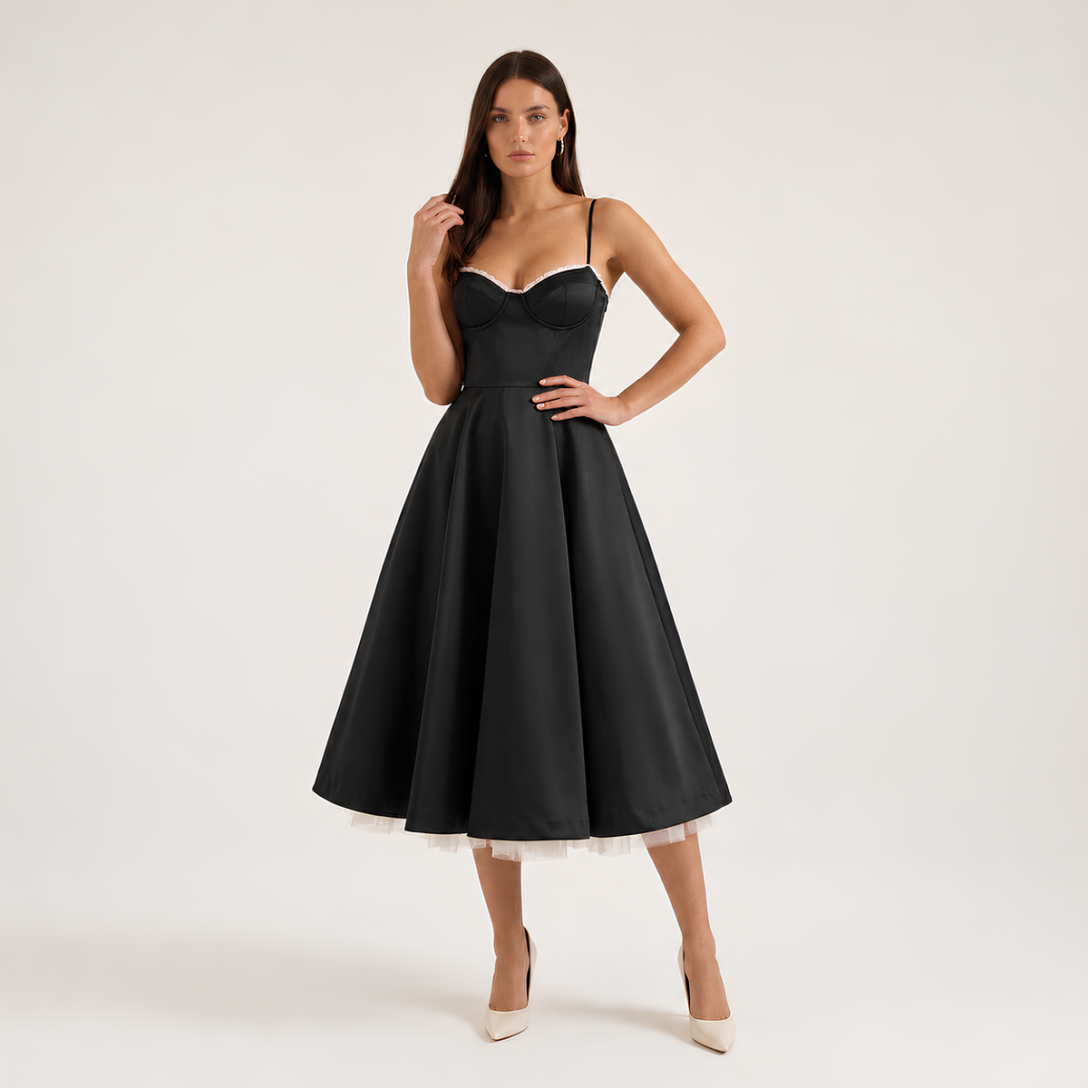 Corset Midi Dress Isolle
