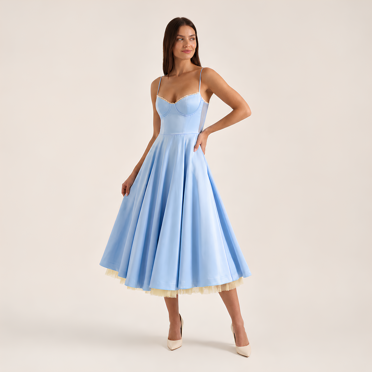 Corset Midi Dress Isolle