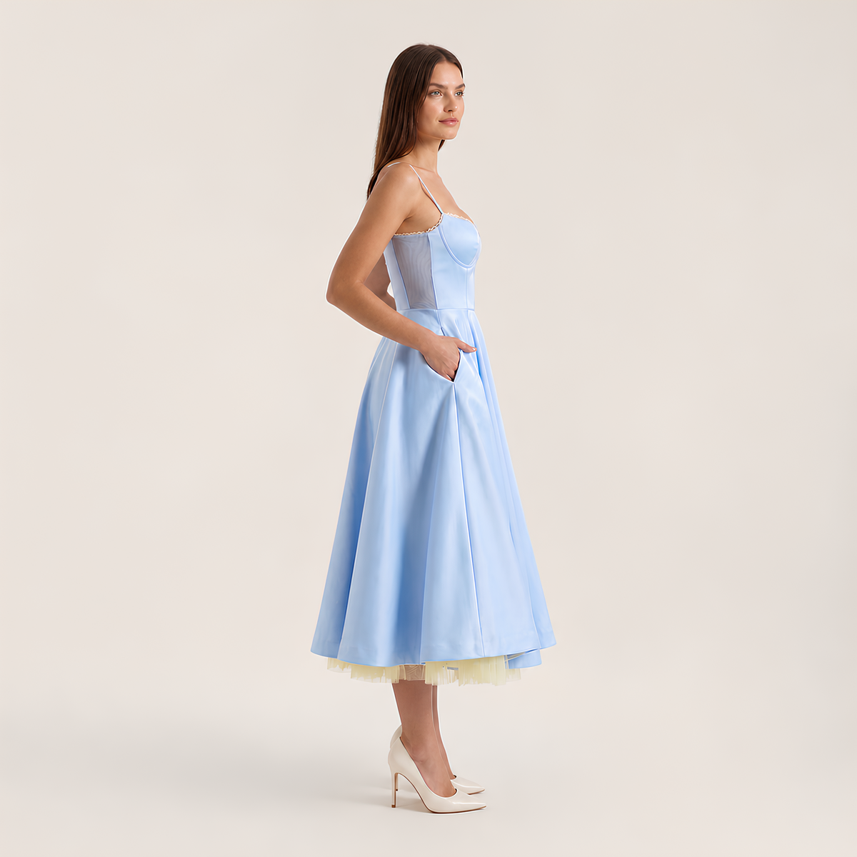 Corset Midi Dress Isolle