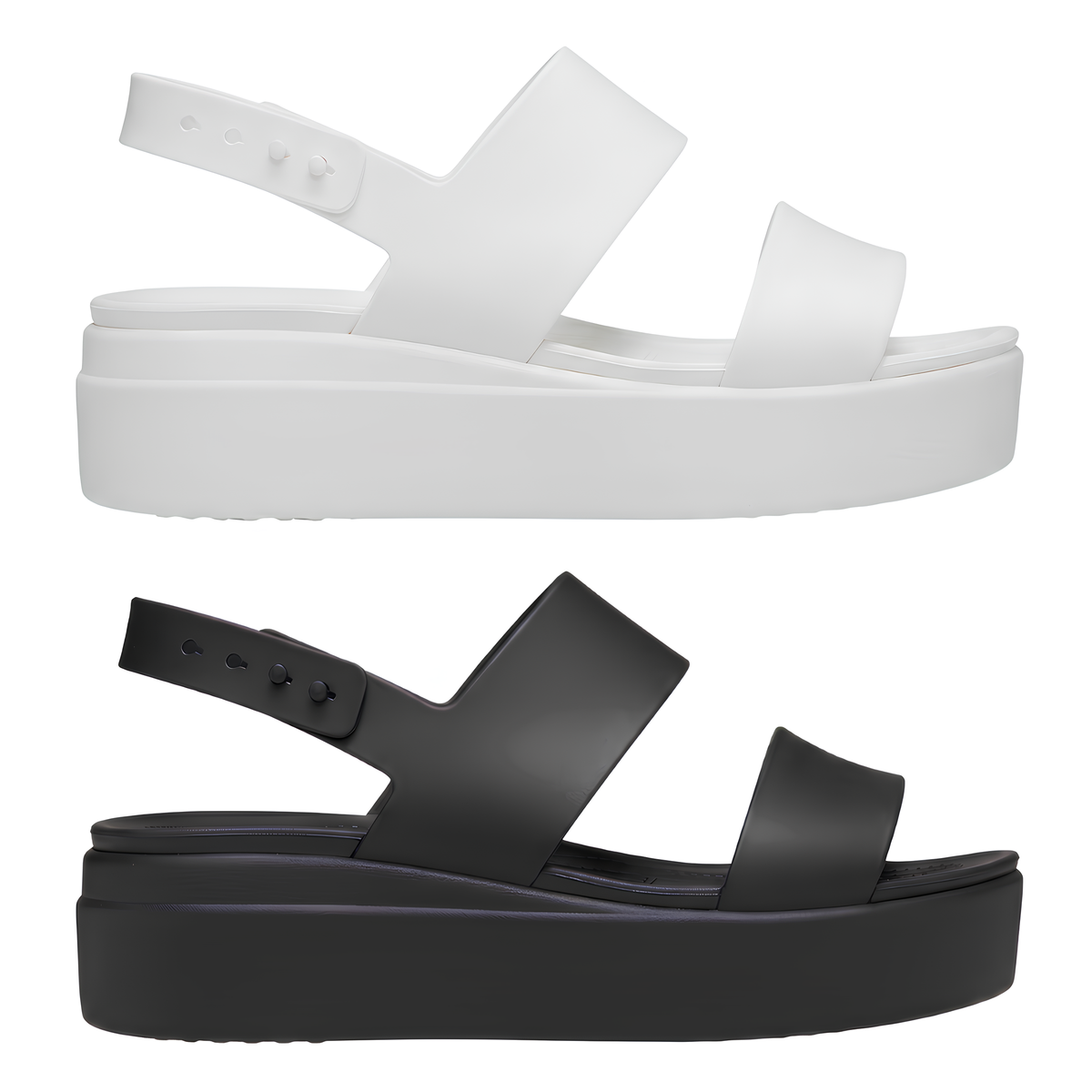 Low Wedge Comfort Sandals