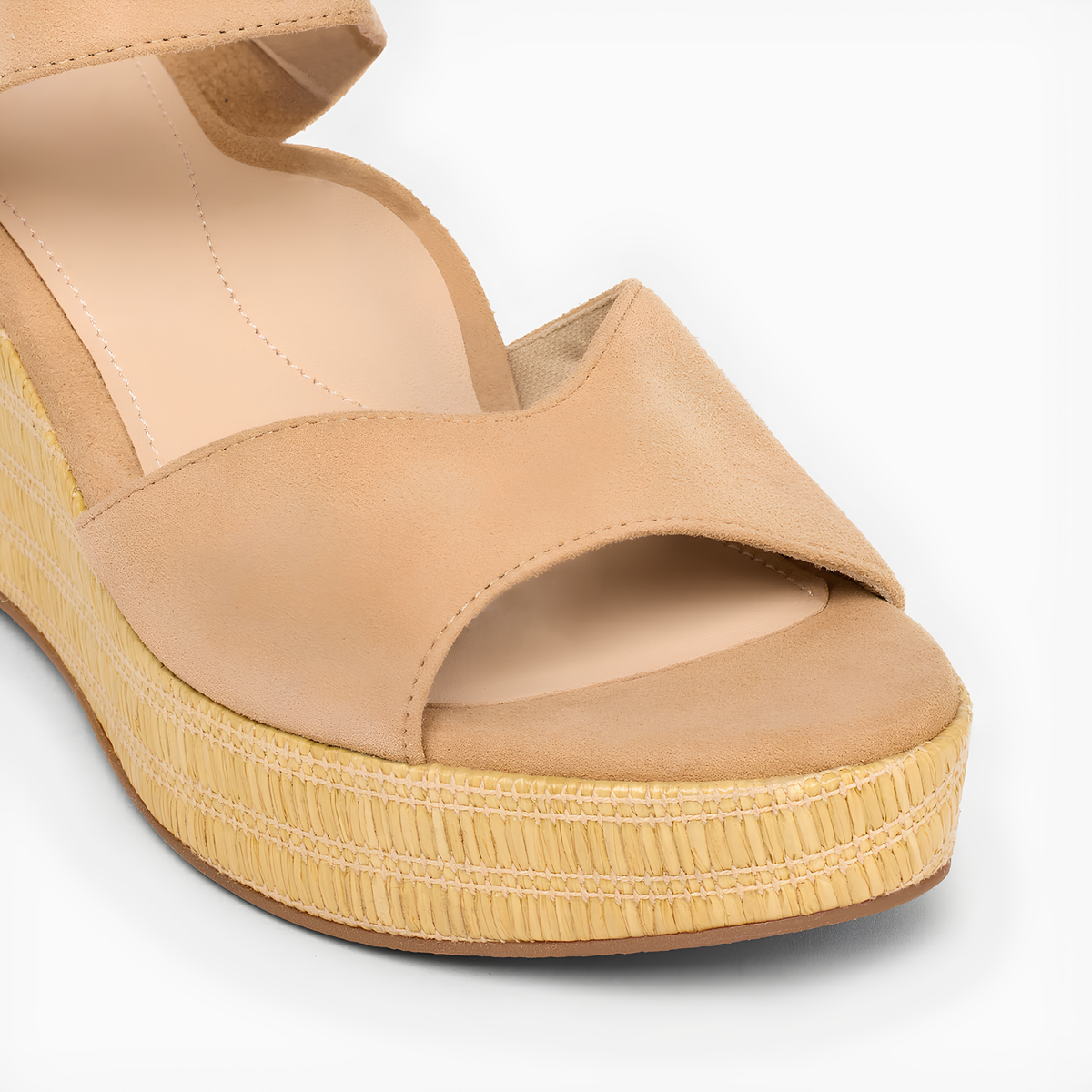 Eloise Navy Suede Wedges