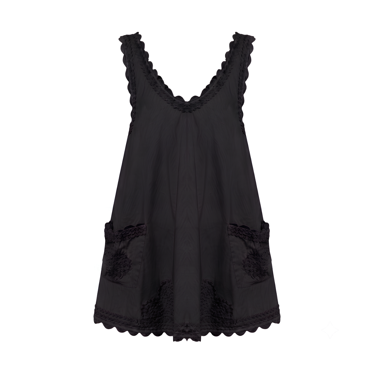 Hibiscus Ric Rac Poplin Dress