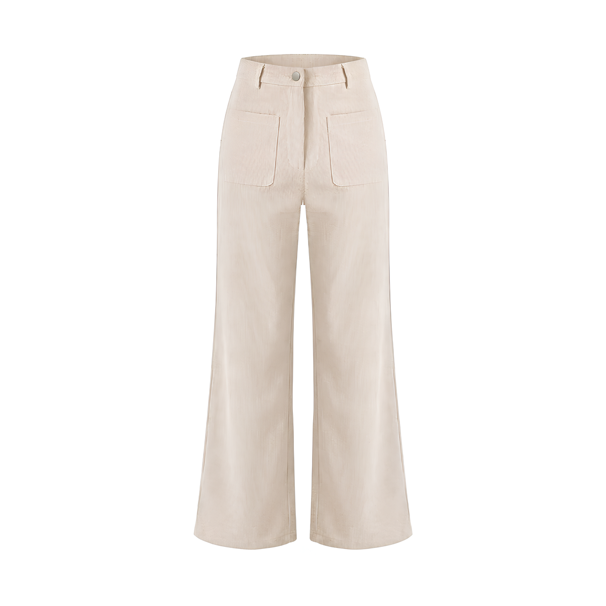 High Waist Corduroy Pants