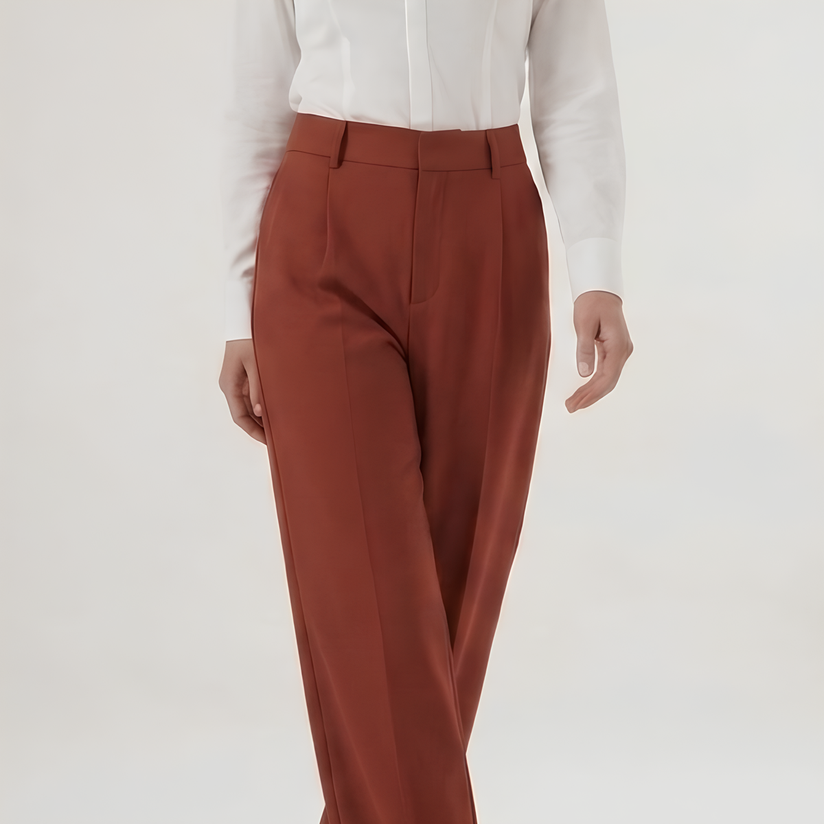 High Waist Tailored Pants