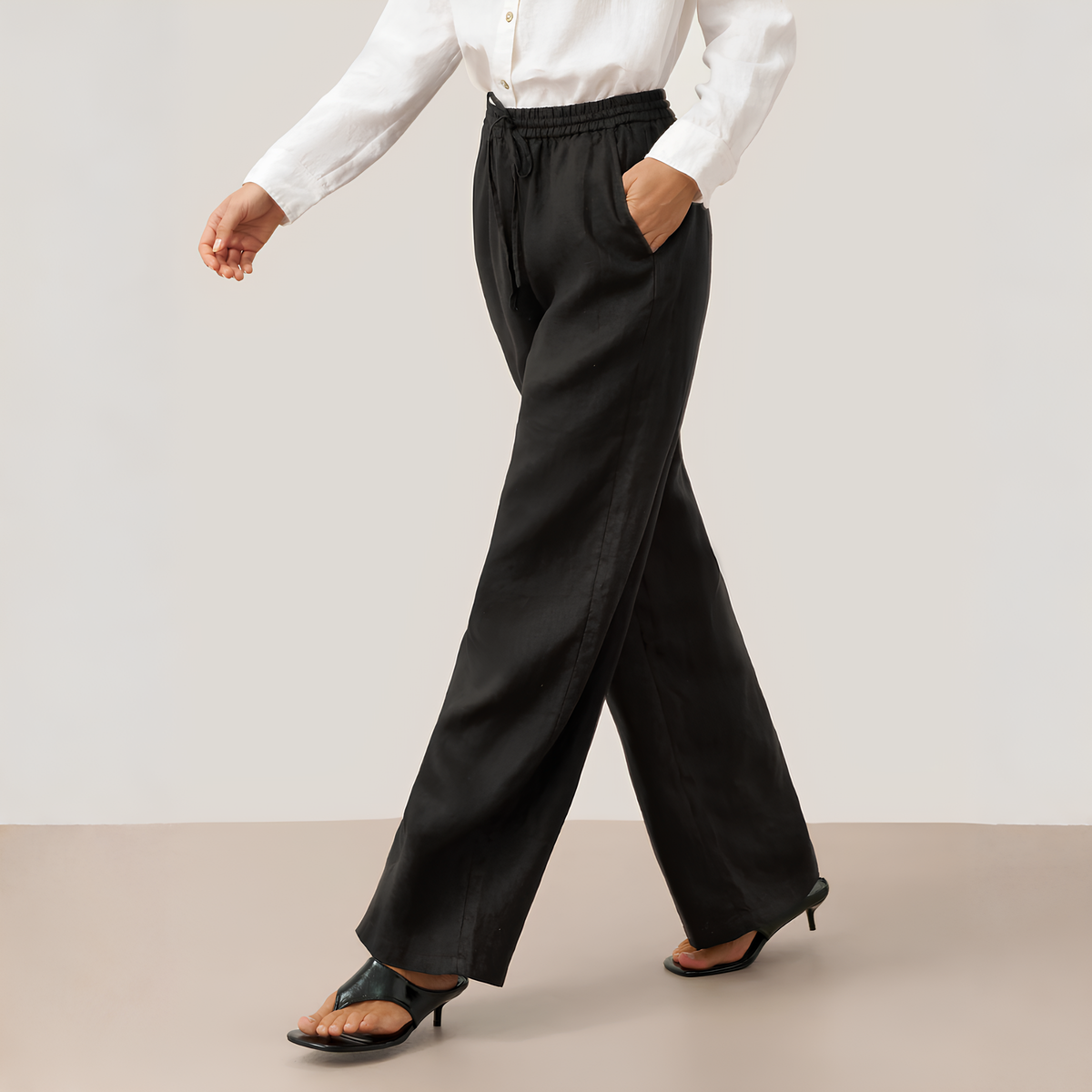 Lyon Classic Linen Trousers