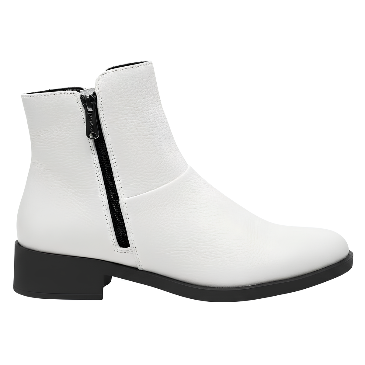 Minimal Leather Ankle Boots