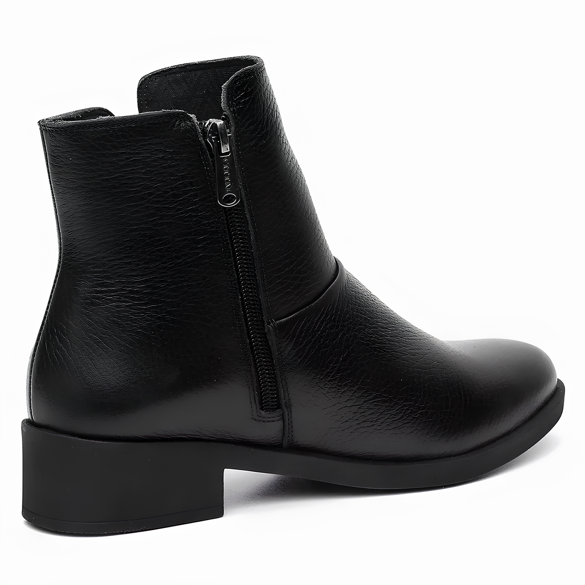 Minimal Leather Ankle Boots