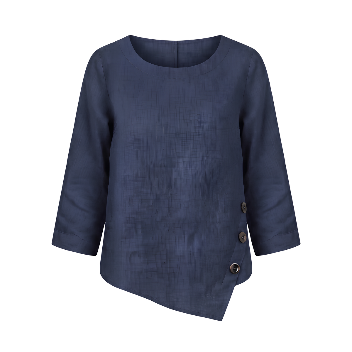 Nyla Asymmetric Linen Top