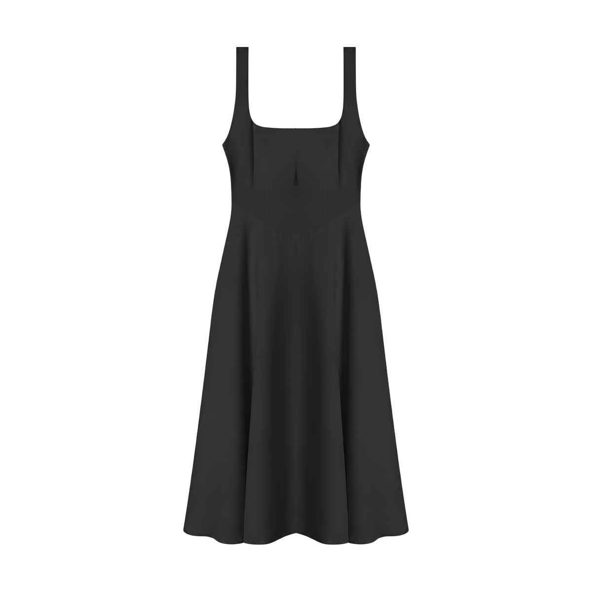 Square Neck Midi Dress Luna