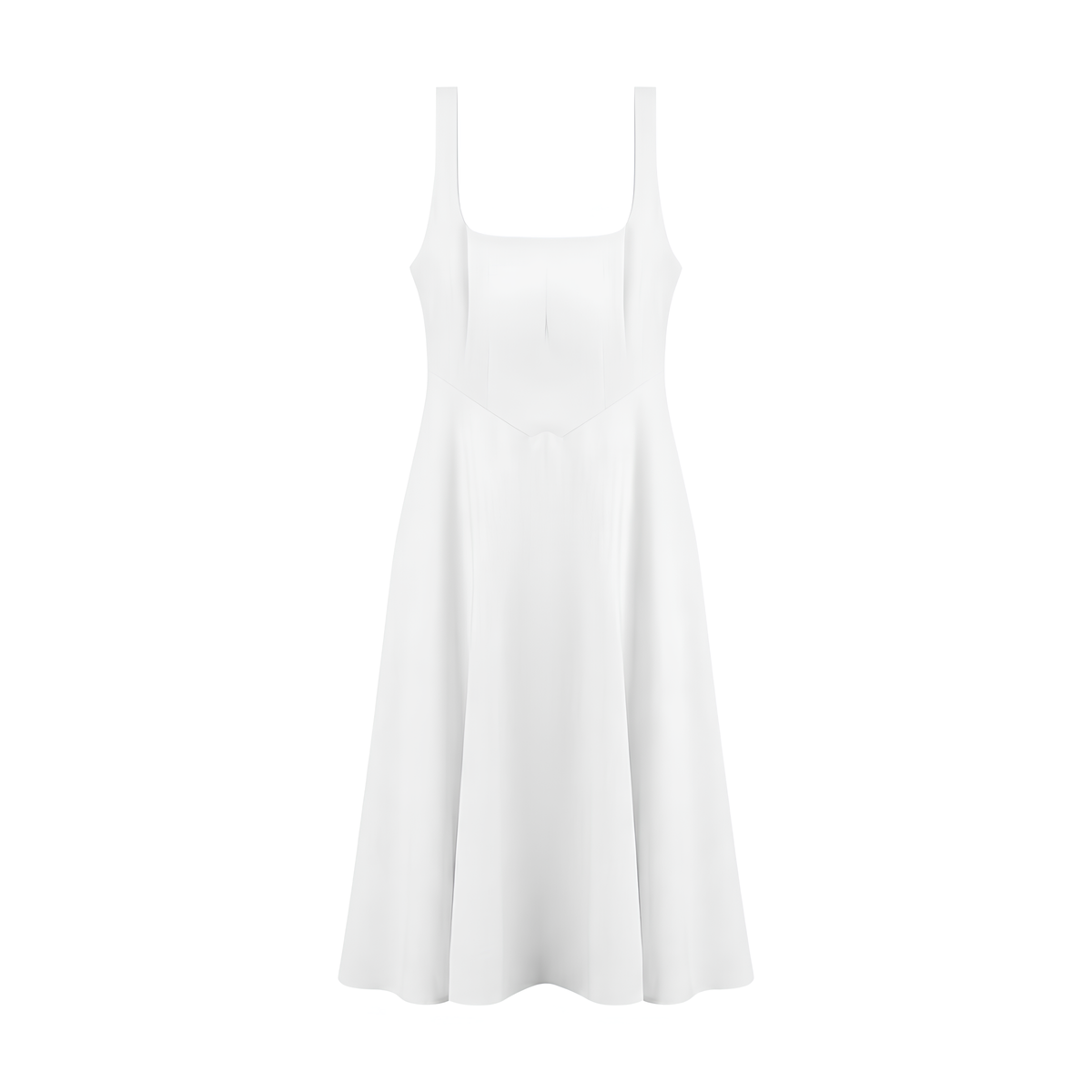 Square Neck Midi Dress Luna