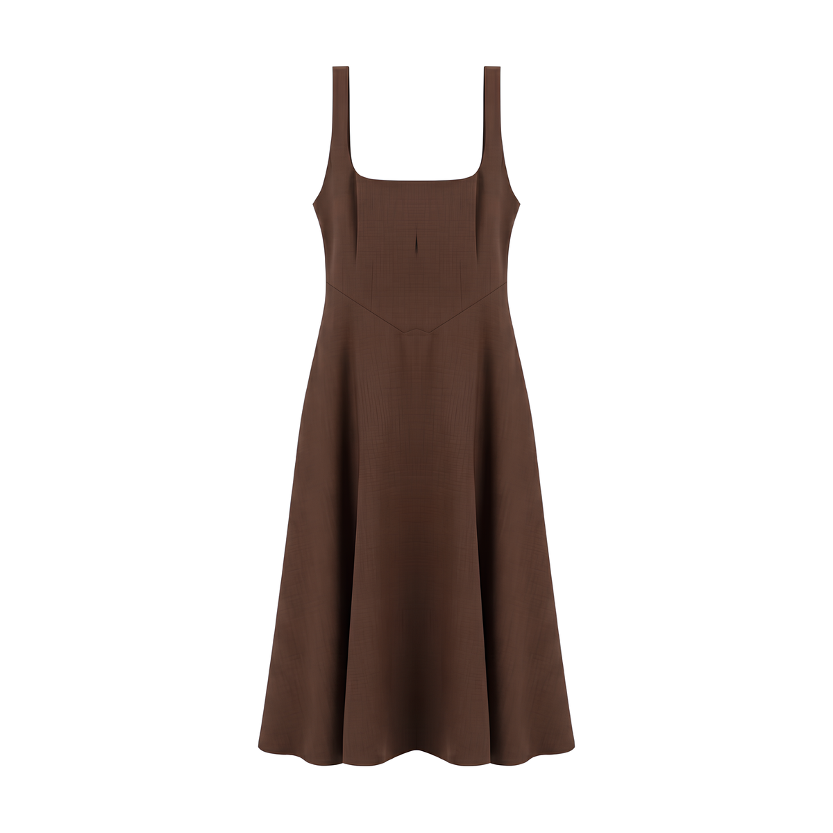 Square Neck Midi Dress Luna