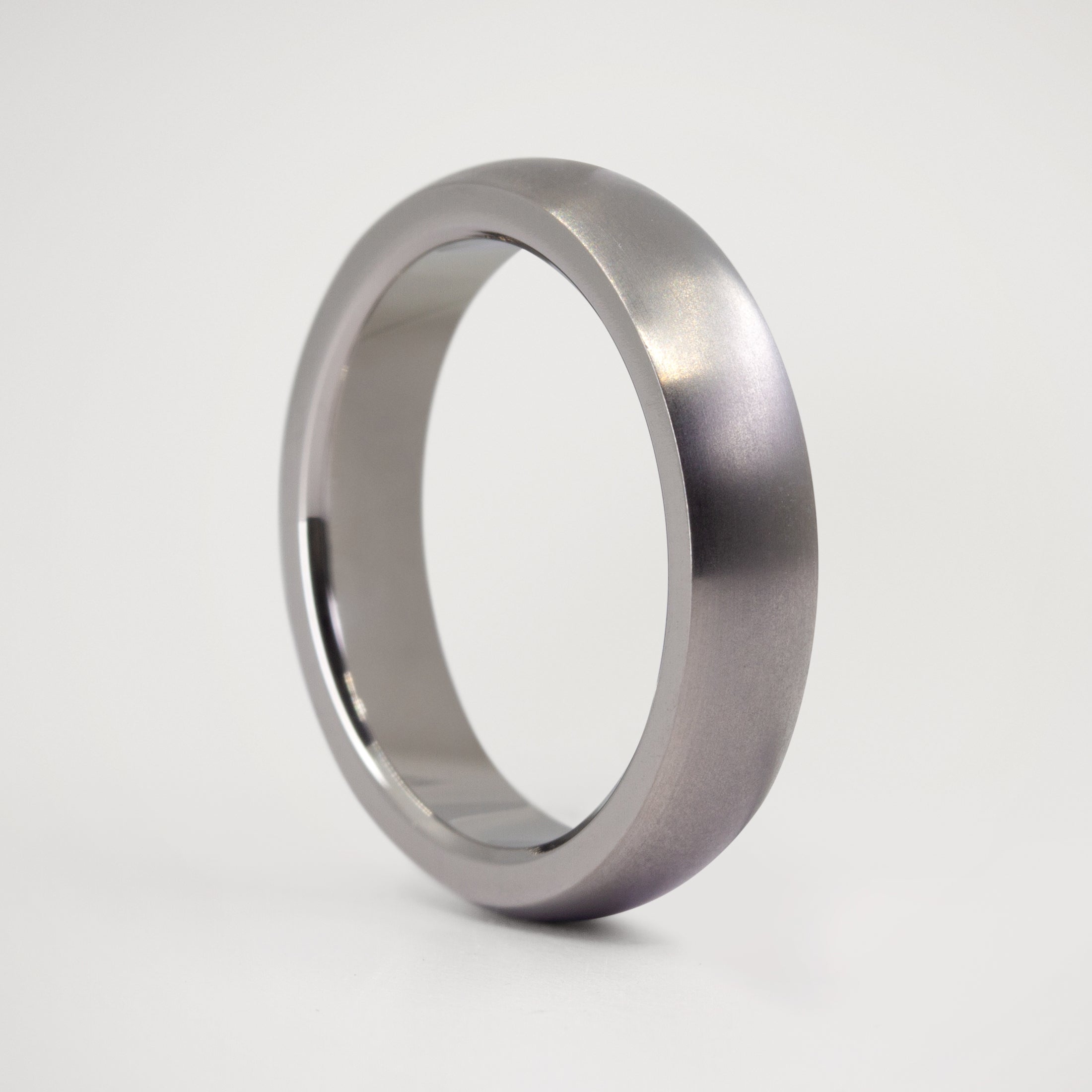 Anillo titanio mate