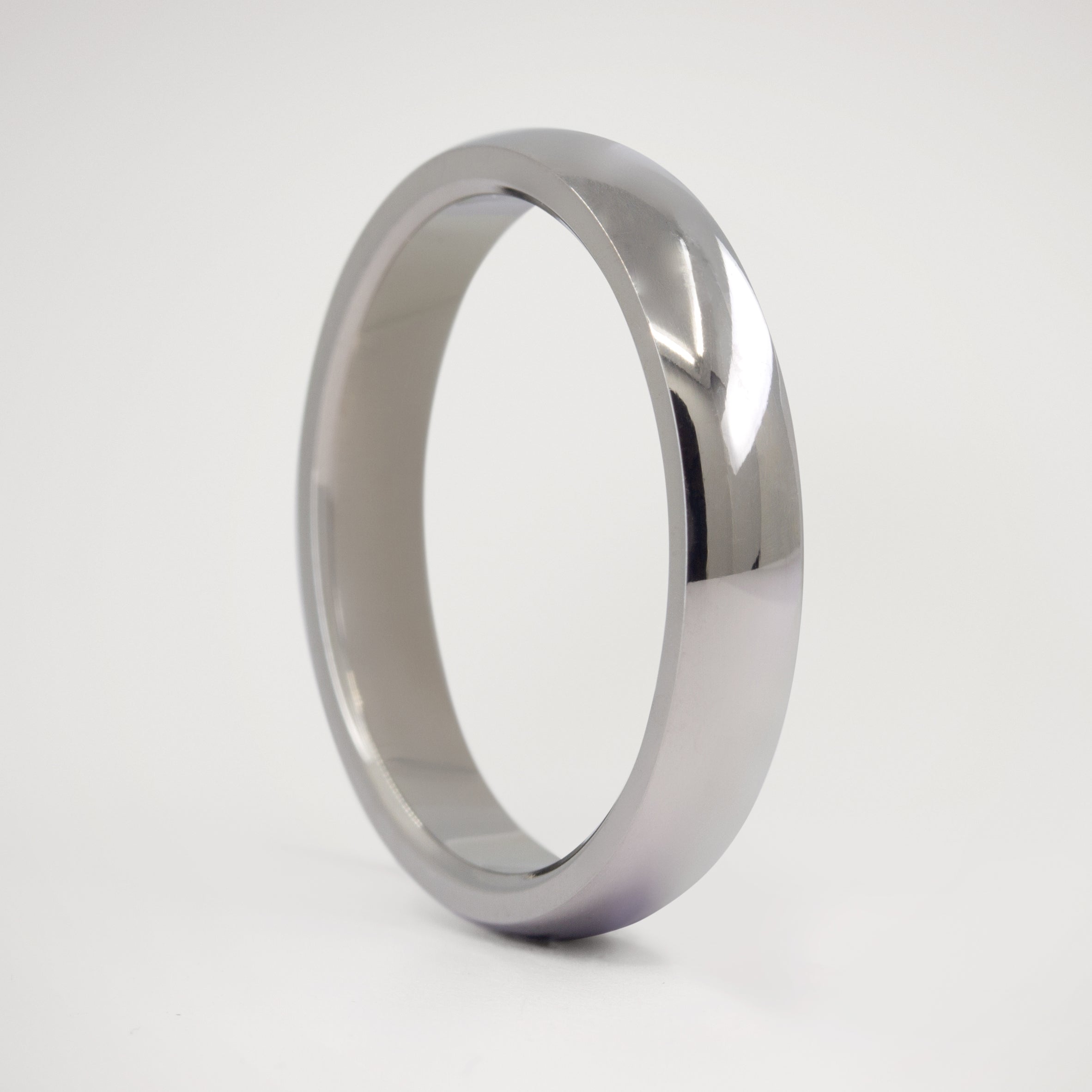 Anillo titanio pulido