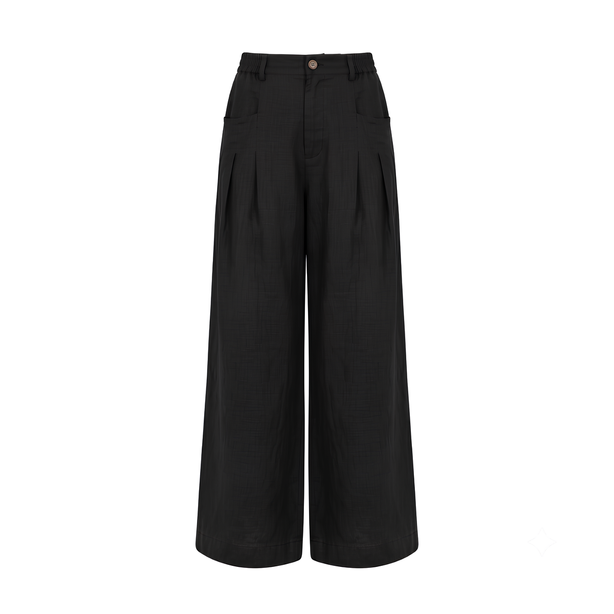Pantalon en lin plissé Vera