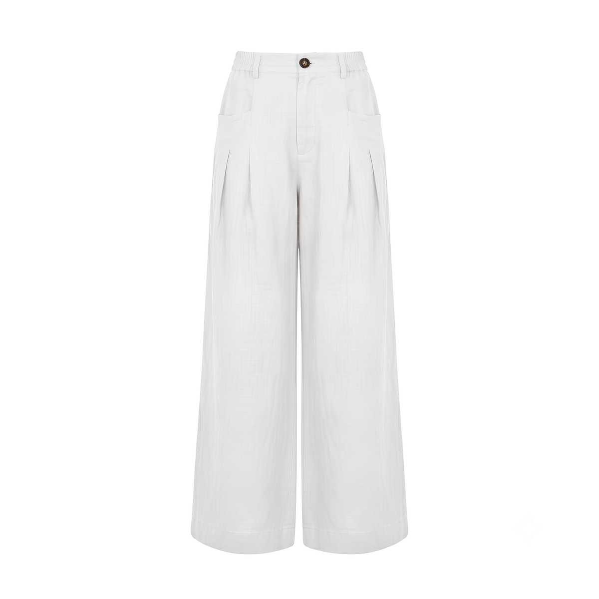 Pantalon en lin plissé Vera