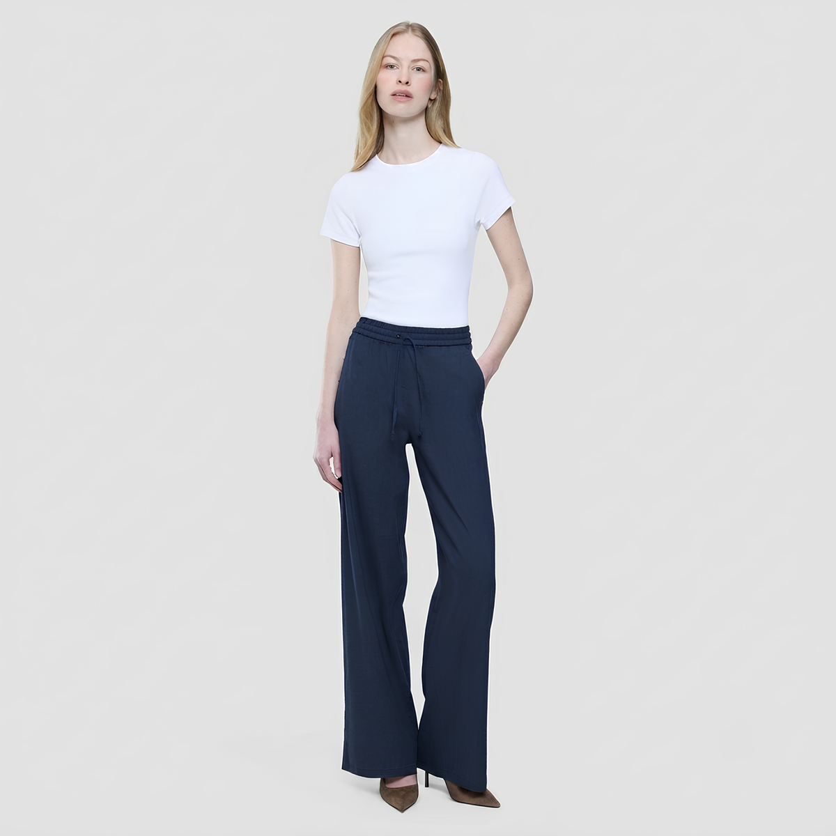 Vera Pantalon en lin décontracté