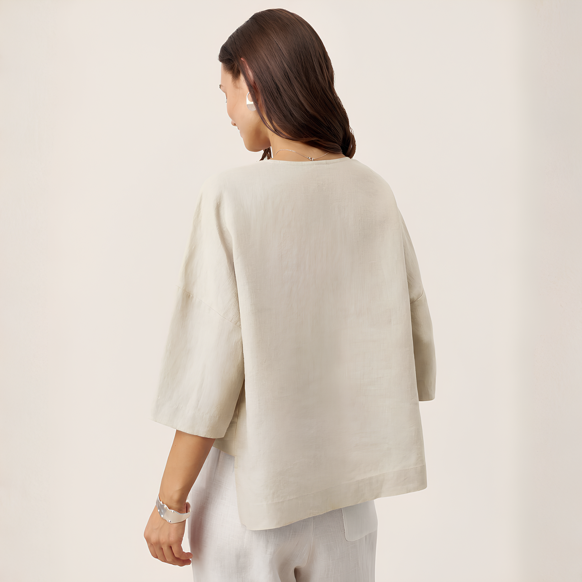 Viola Layered Linen Overtop